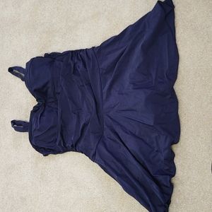 Navy blue swim dress